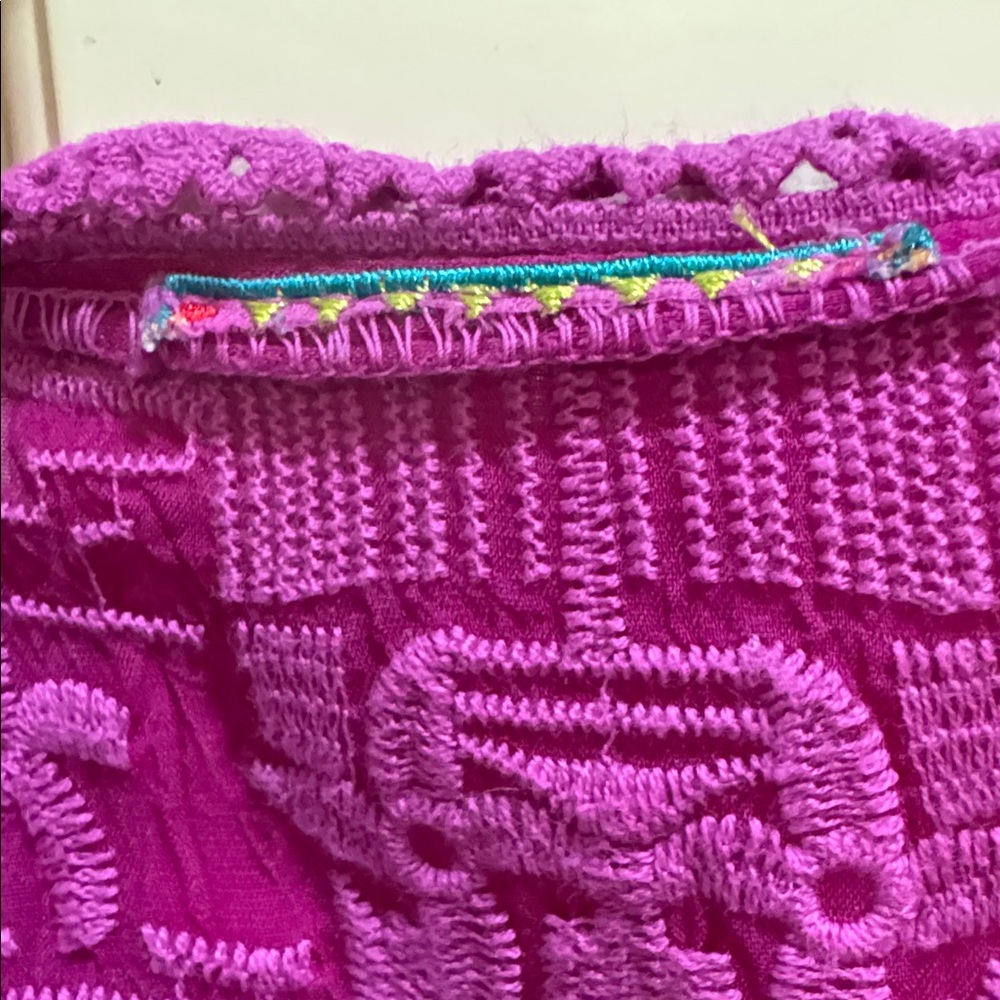 Embroidered Purple Women's Top - Johnny Was - Picture 2 of 3